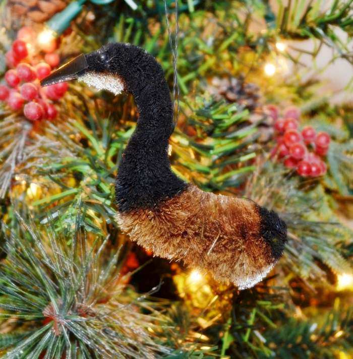 Brushart Bristle Brush Bird Ornament Canada Goose